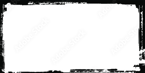 Scratched Frame. Grunge Urban Background Texture Vector. Dust Overlay. Distressed Grainy Grungy Framing Effect. Distressed Backdrop Vector Illustration. EPS 10.