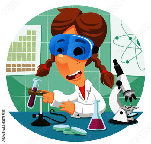scientist girl