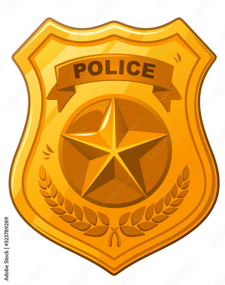 Police badge Stock Vector