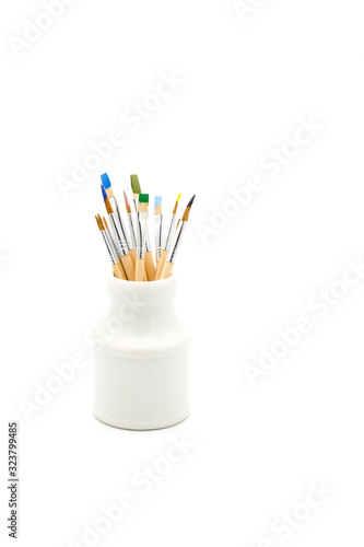 Container of Brushes