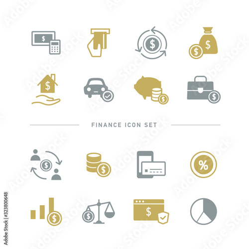 FINANCE ICON SET