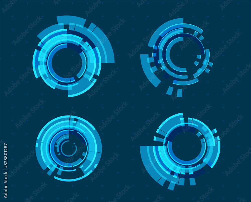 Abstract technology illustration Abstract technology illustration
