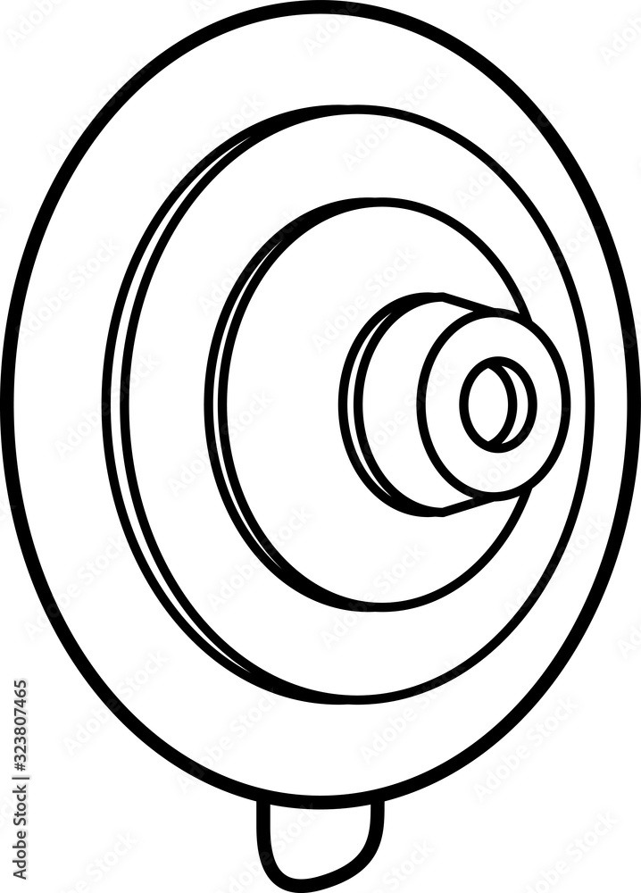 Suction cup icon , vector illustration Suction cup icon , vector illustration