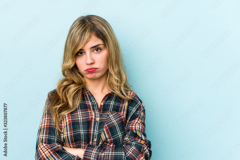 Young blonde caucasian woman who is bored, fatigued and need a relax day. Young blonde caucasian woman who is bored, fatigued and need a relax day.