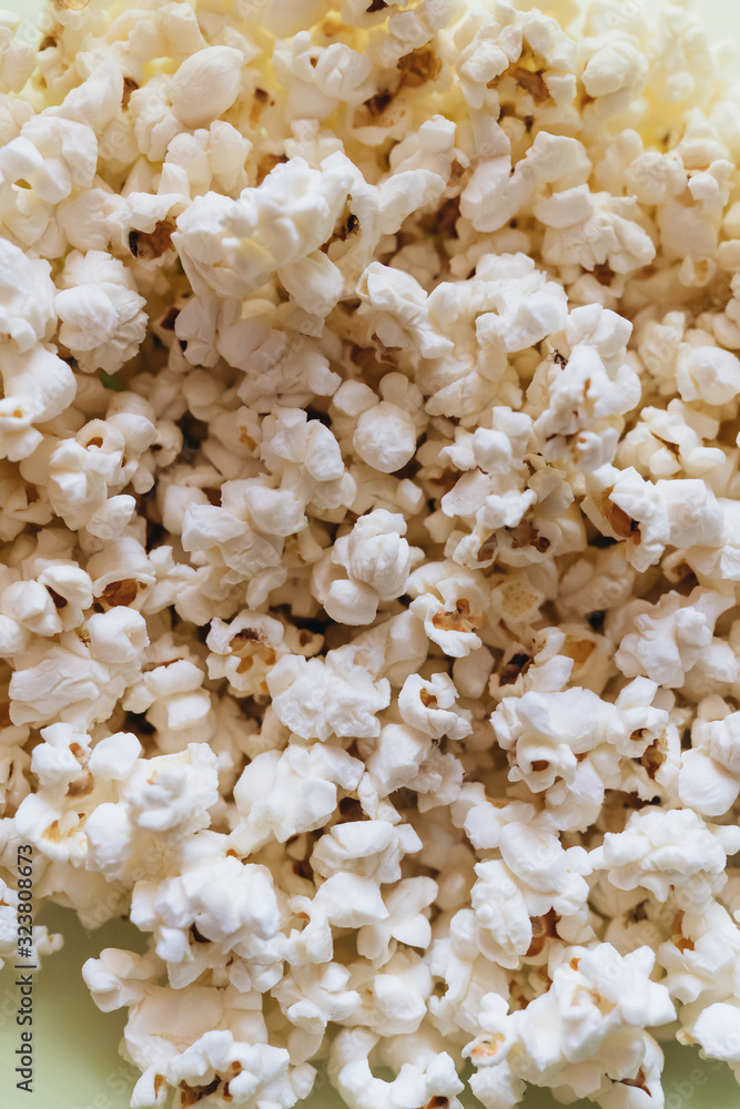Popcorn background. Watching film time. Popcorn background. Watching film time.