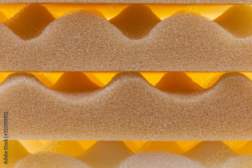 Side View of Polyurethane Foam Sponge Packing and Shipping Protection