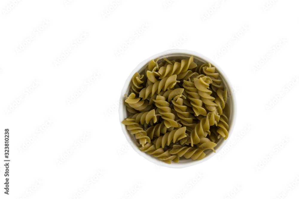 Spinach paste isolated on a white background. Spinach paste isolated on a white background.
