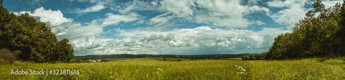 landscape in 360 degrees