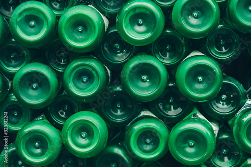 Plastic Bottle wall; Bottle Recycling;