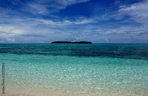 island in kei islands in Indonesia