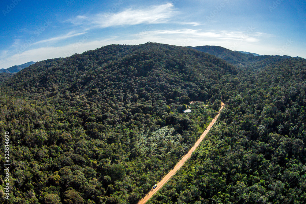 Augusto Ruschi Biological Reserve photographed in Santa Teresa, Espirito Santo. Southeast of Brazil. Atlantic Forest Biome. Picture made in 2016.