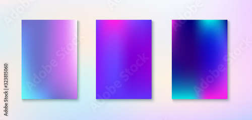 Purple, Pink, Turquoise, Blue Gradient Shiny Vector Background. 