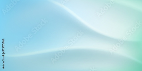 Abstract background with wavy surface in white and light blue colors