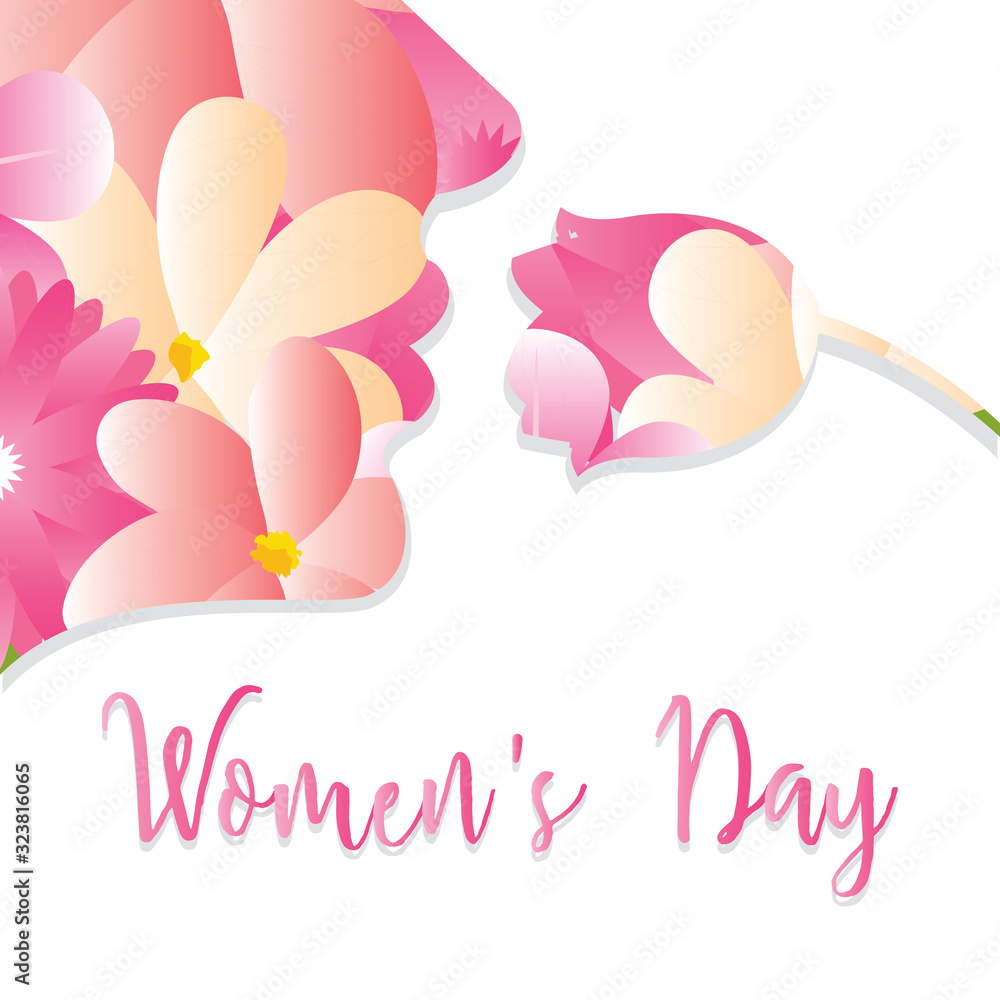 Happy womens day card Happy womens day card