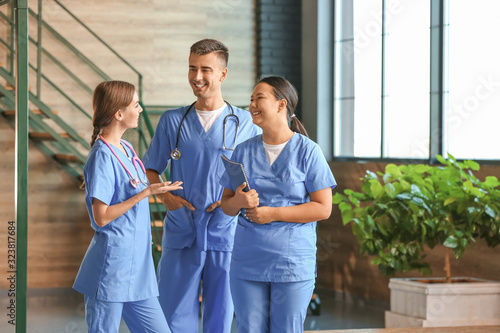 Group of medical students i...