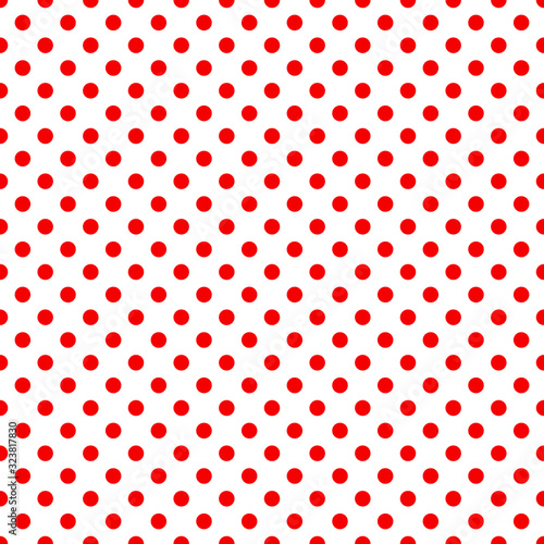 Polka dot fabric. Retro vector background or pattern