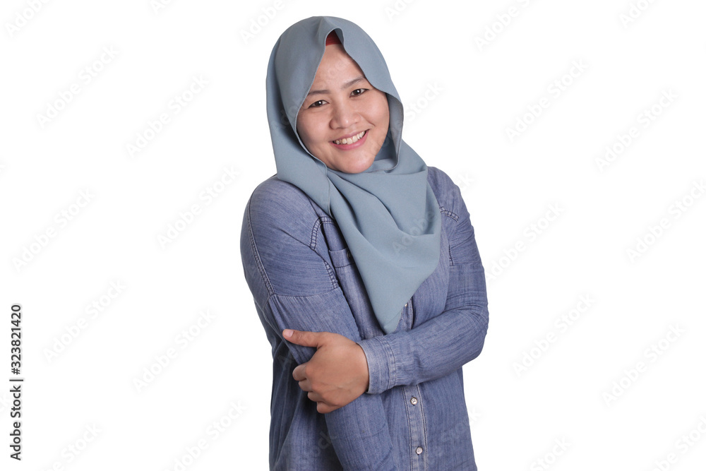 Smiling Muslim Woman Smiling Muslim Woman
