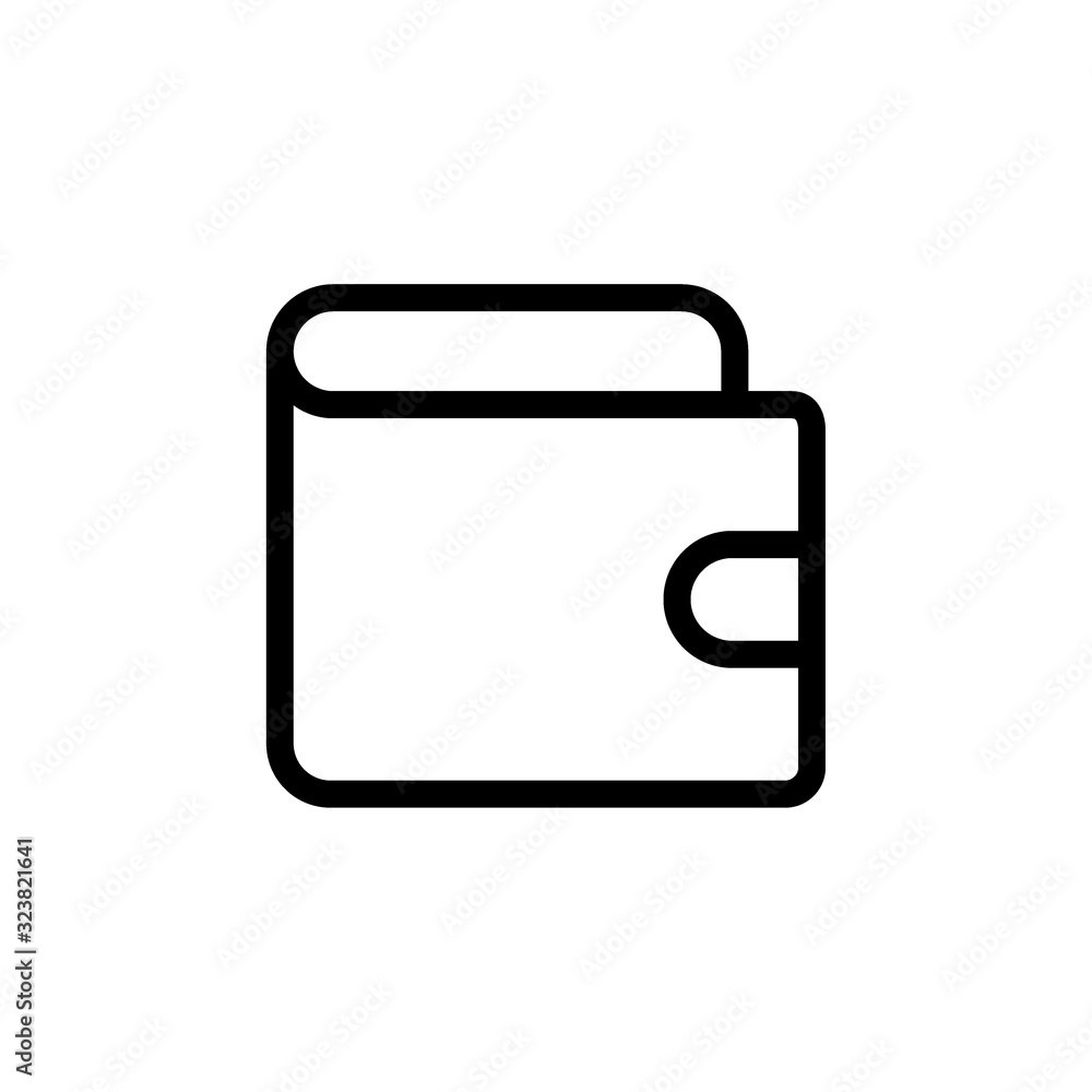 Wallet line icon Wallet line icon