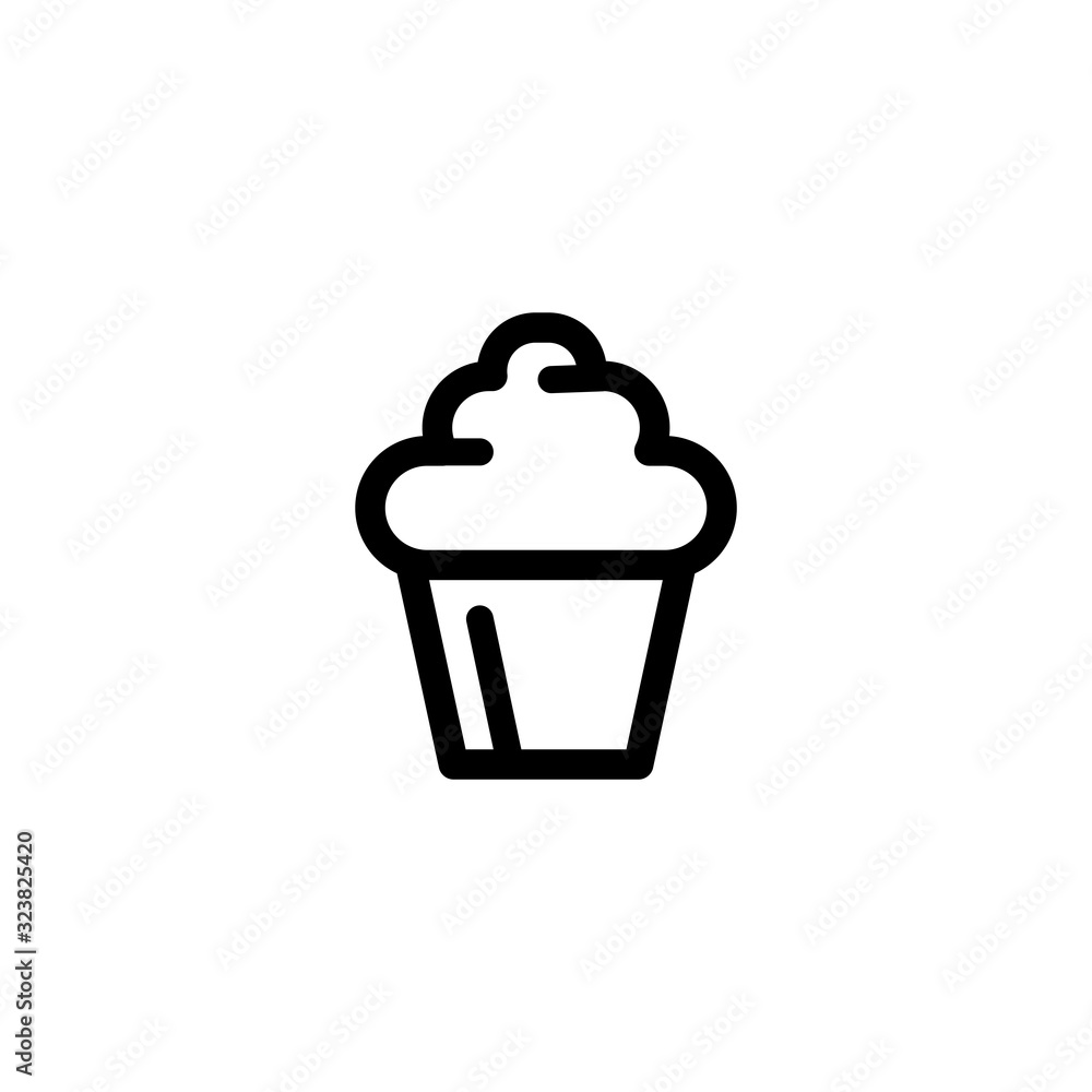 Vector illustration, cupcake icon design Vector illustration, cupcake icon design