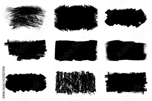 Grunge Banner Set