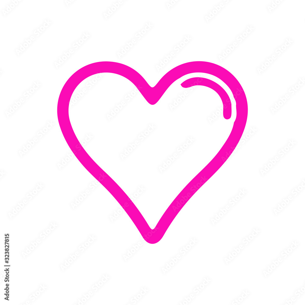 heart isolated on white background heart isolated on white background