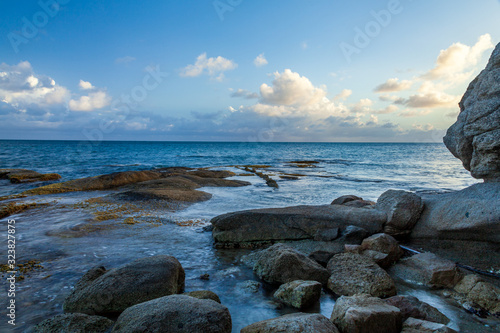 Rocky beach in Vieques, Puerto Rico