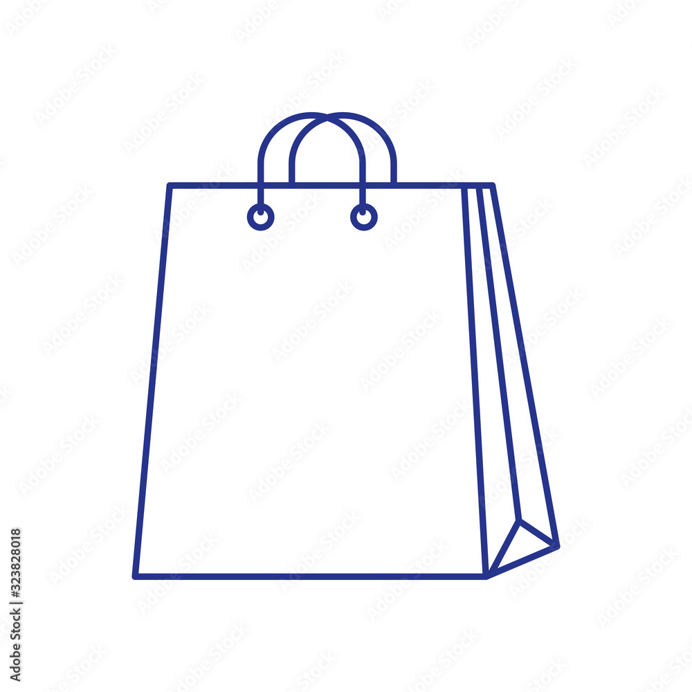 bag paper shopping isolated icon vector illustration design bag paper shopping isolated icon vector illustration design