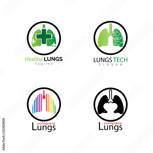  human lungs icon vector illustration design