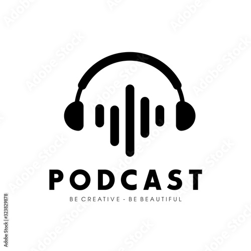 Podcast Logo, Podcast Logo Vector