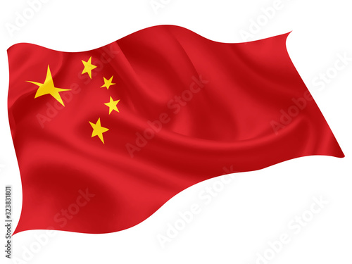 中国　  国旗　世界　アイコン photo