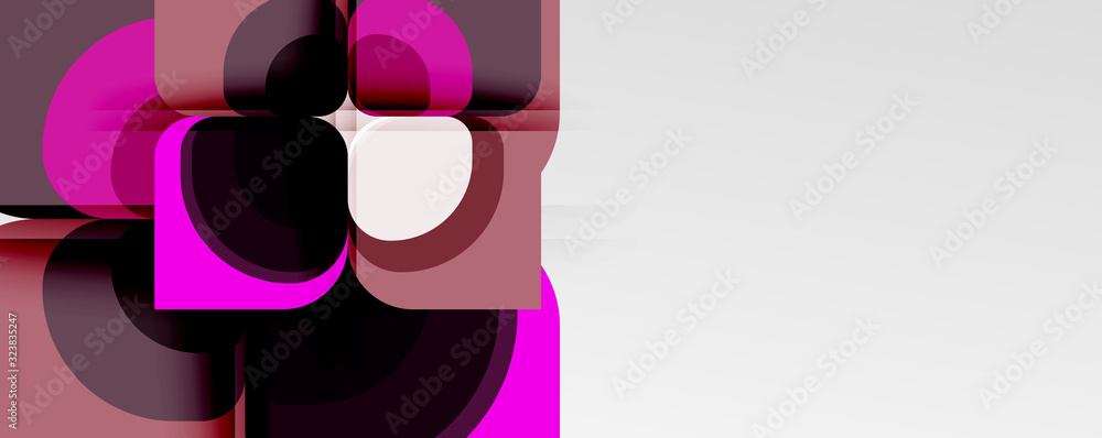 Abstract background - geometric cut paper design flower or square shape composition. Vector Illustration For Wallpaper, Banner, Background, Card, Book Illustration, landing page Abstract background - geometric cut paper design flower or square shape composition. Vector Illustration For Wallpaper, Banner, Background, Card, Book Illustration, landing page