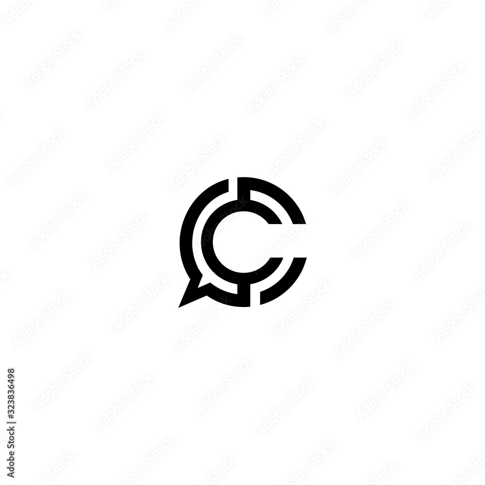 CC creative logo design template CC creative logo design template