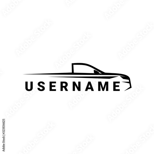 pick up logo design illustration vector
