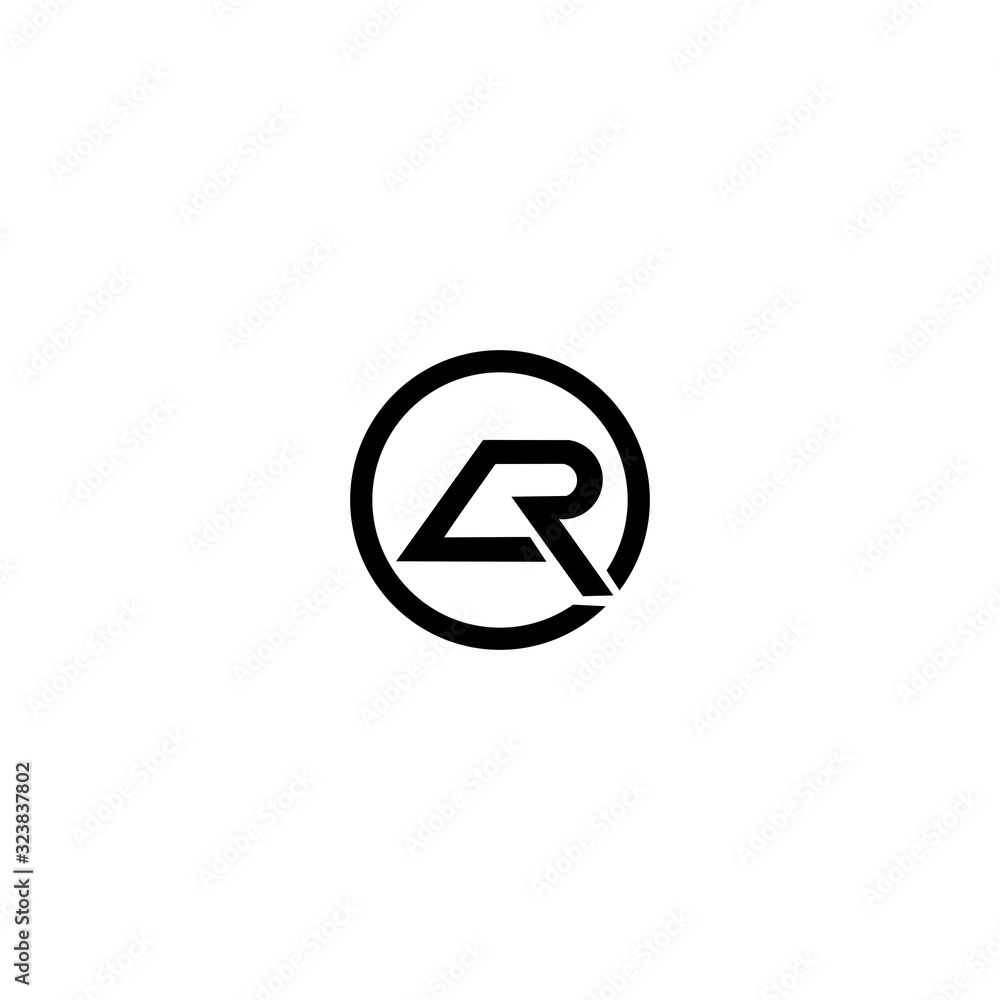 AR RA creative logo design template AR RA creative logo design template