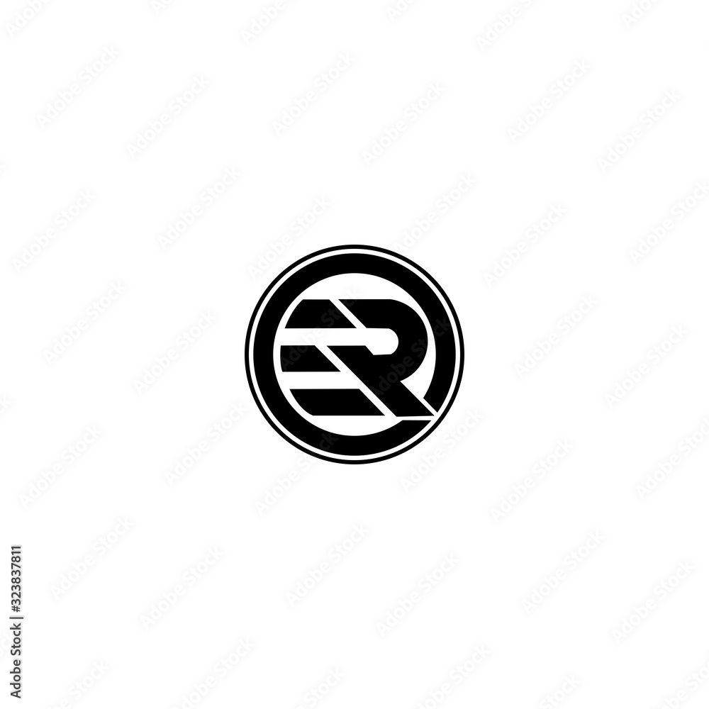 ER creative logo design template ER creative logo design template