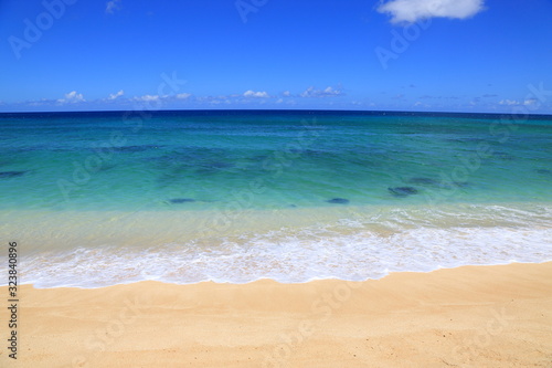 View of Lanikai Beach Hawaii