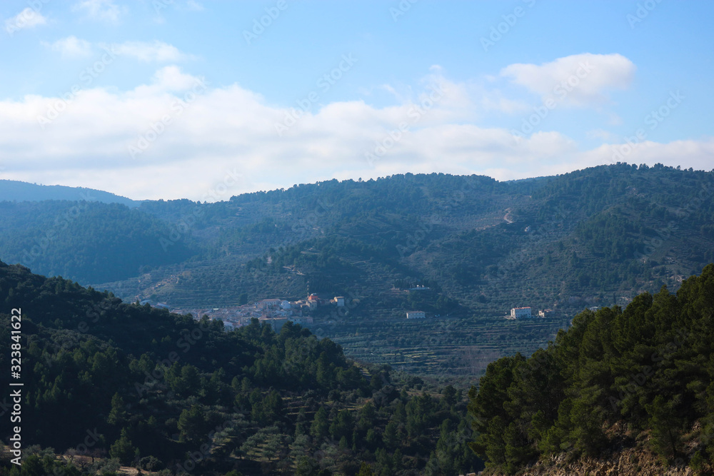 View to the mountains around Guadalest, Spain View to the mountains around Guadalest, Spain