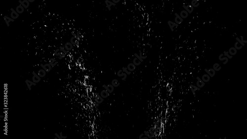 Glitter lights background. Abstract fire particles lights texture on isolated background. Design overlays element. Stock illustraion.