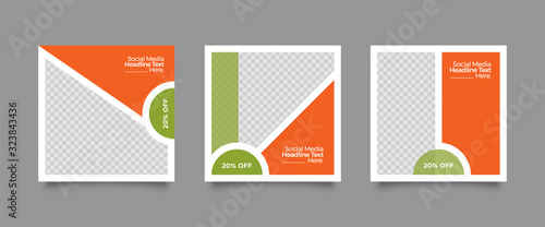 Set of Modern trendy covers idea. Editable simple info banner shop. Slides for app, web design digital style for social media pack. Square handpicked beauty posts, brochure layout design. pr promo