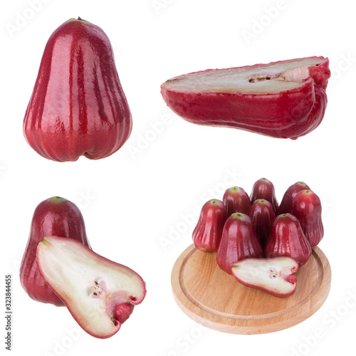 rose apple or rose apple fruit on the background new.