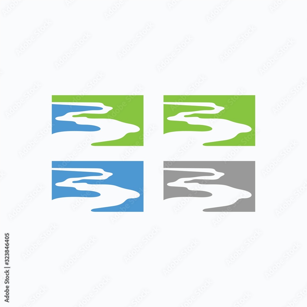 Fototapeta premium River Logo Images, Stock Photos