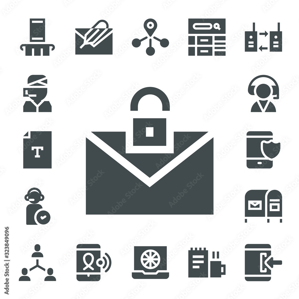 Modern Simple Set of contact Vector filled Icons Modern Simple Set of contact Vector filled Icons