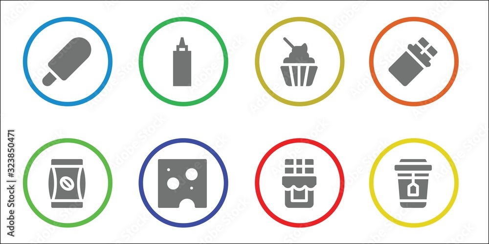 milk icon set milk icon set