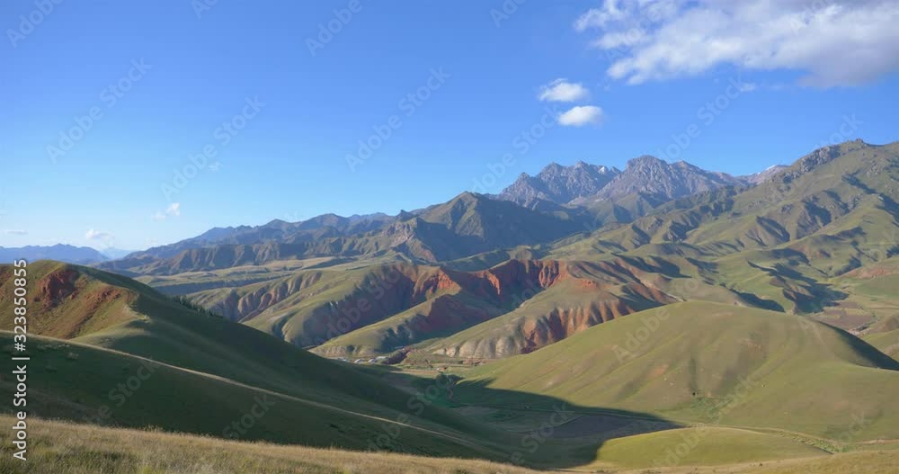 Beautiful nature landscape veiw of the Zhuoer Mountain Scenic Area in Qinghai China. Beautiful nature landscape veiw of the Zhuoer Mountain Scenic Area in Qinghai China.