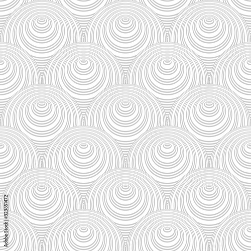 Seamless geometric pattern. Circle lines texture.