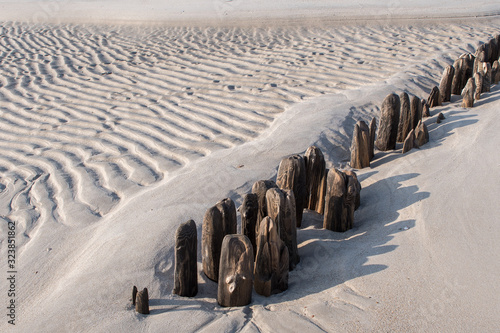 Buhnen am Nordseestrand