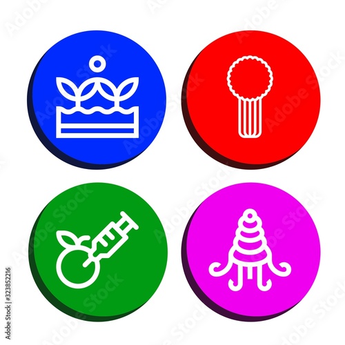 gluten icon set
