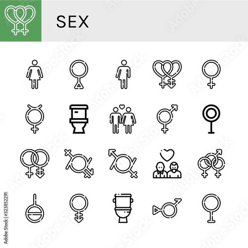 sex icon set
