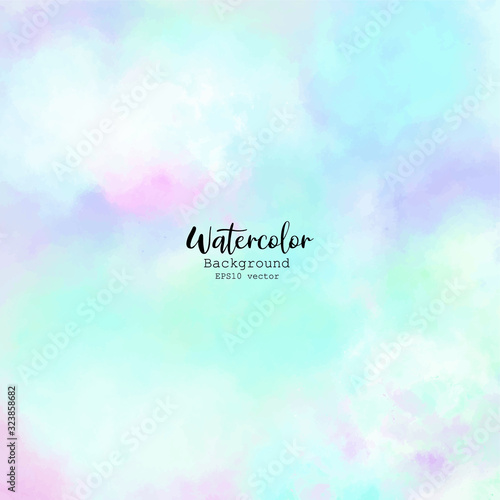 Water color paint brush bright colorful tone abstract texture background. EPs10 vector illustration graphic.