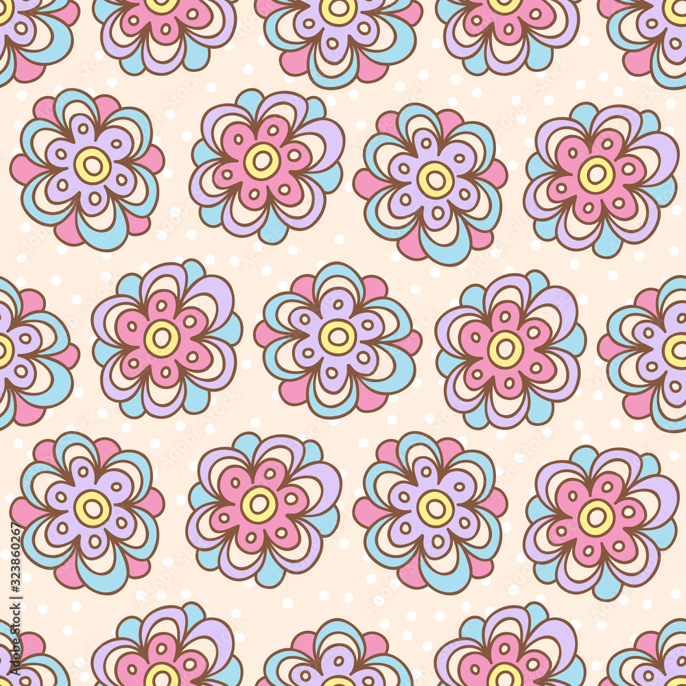 Decorative floral background